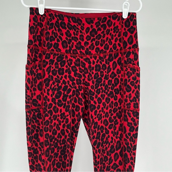 CHICO’S NWT ZENERGY SO SLIMMING PIMA COTTON ANIMAL PRINT WILD POPPY RED ANIMAL - Picture 7 of 13